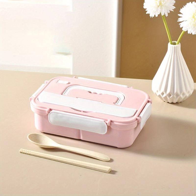 Leakproof Lunch Box with Tableware for Office Workers