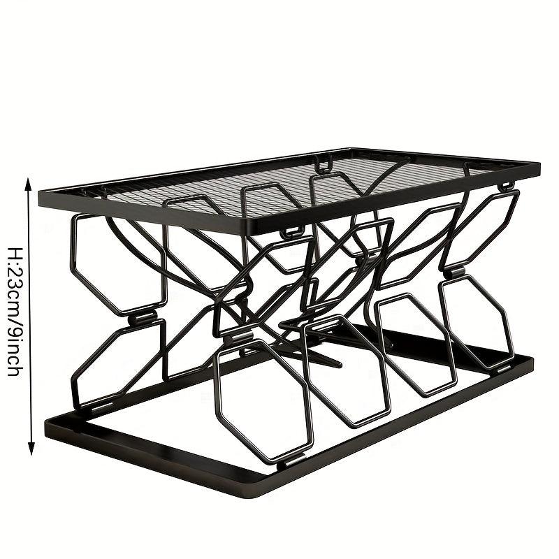 Stackable Countertop Wine Rack Metal 6 Bottle 8 Bottle Wine Holder