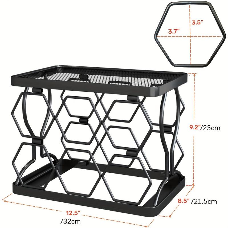 Stackable Countertop Wine Rack Metal 6 Bottle 8 Bottle Wine Holder