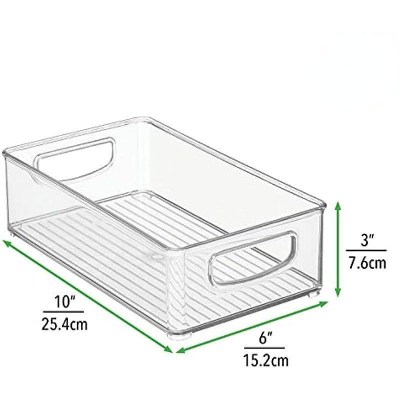 Plastic Storage Bin for Kitchen Pantry Fridge Freezer Food