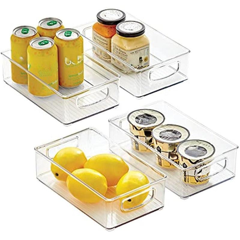 Plastic Storage Bin for Kitchen Pantry Fridge Freezer Food