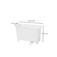 Drainable Trash Can Sink Filter Shelf Basket Kitchen Storage Bucket