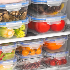 PP Transparent Refrigerator Box With Lid For Kitchen Fresh Keeping