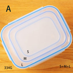 PP Transparent Refrigerator Box With Lid For Kitchen Fresh Keeping