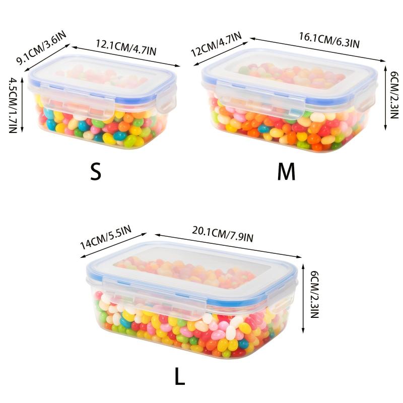 PP Transparent Refrigerator Box With Lid For Kitchen Fresh Keeping
