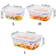 PP Transparent Refrigerator Box With Lid For Kitchen Fresh Keeping