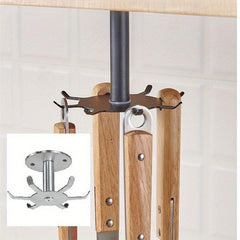 Utensil Holder 304 Stainless Steel Under Cabinet Hooks