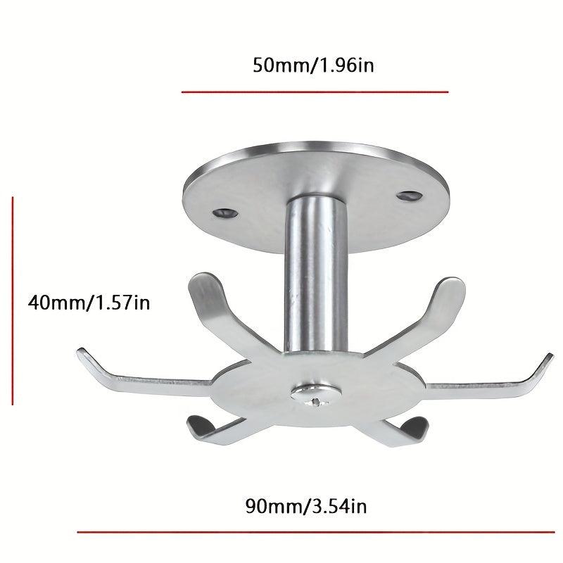 Utensil Holder 304 Stainless Steel Under Cabinet Hooks