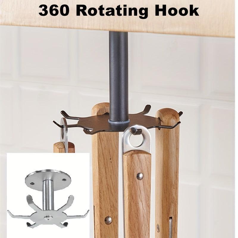 Utensil Holder 304 Stainless Steel Under Cabinet Hooks