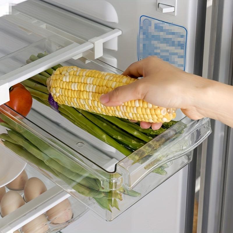 1pc Transparent Egg Box Drawer Type Fresh keeping Organizer