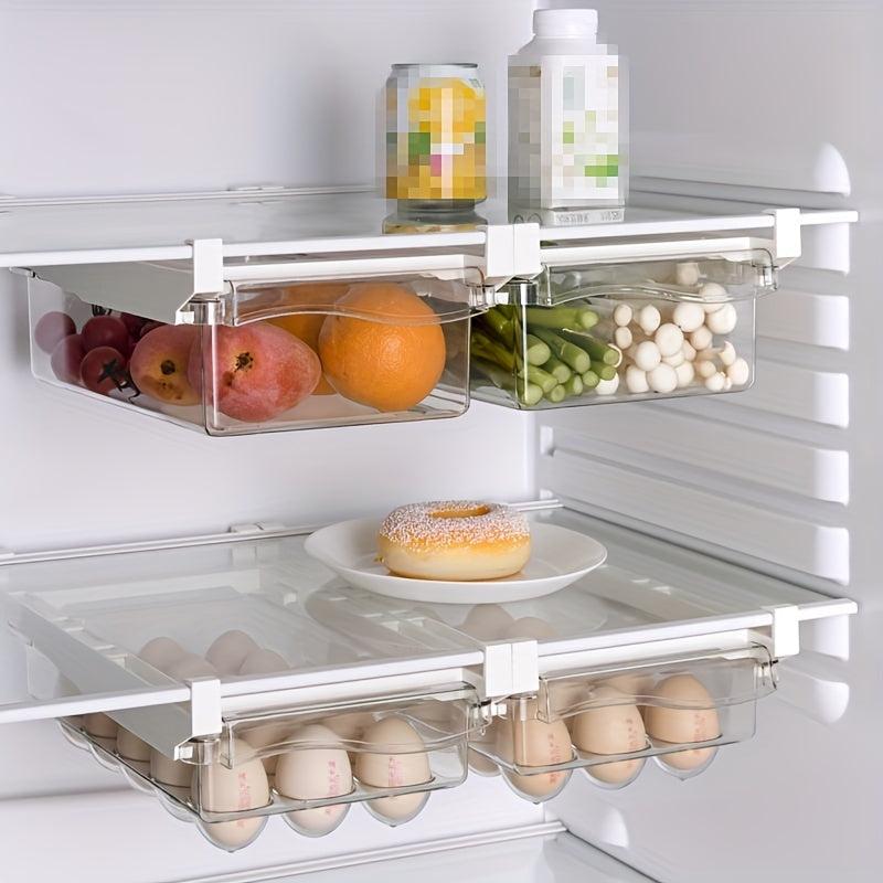 1pc Transparent Egg Box Drawer Type Fresh keeping Organizer