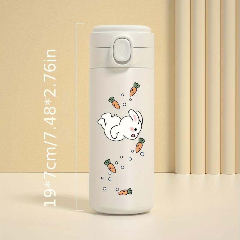 Rabbit Vacuum Flask Bouncing Lid 350ml Thermal Bottle Stainless Steel