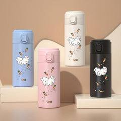 Rabbit Vacuum Flask Bouncing Lid 350ml Thermal Bottle Stainless Steel