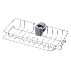 Kitchen Faucet Stainless Steel Rack Faucet Storage Sponge Holder Sink Caddy