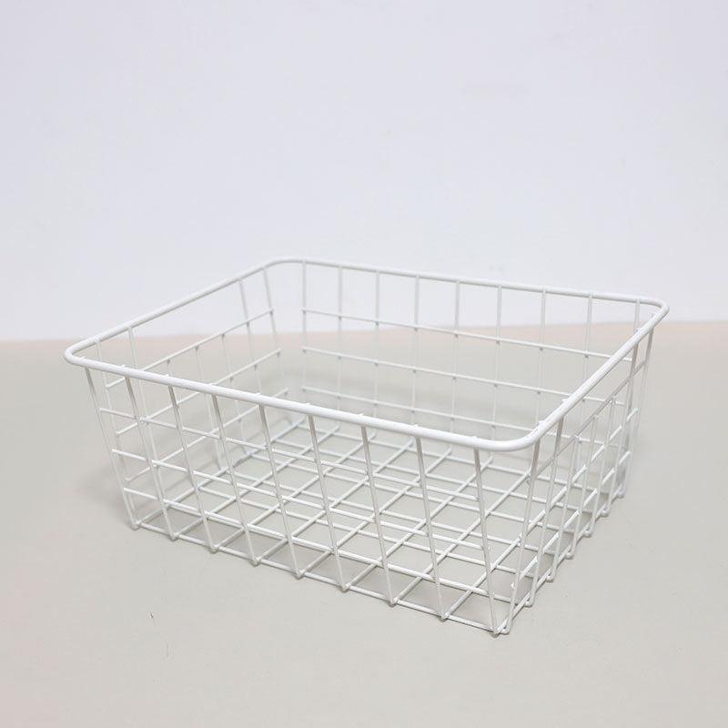 3pcs Iron Art Storage Basket Kitchen Fruit Vegetable And Spice Bottle Storage