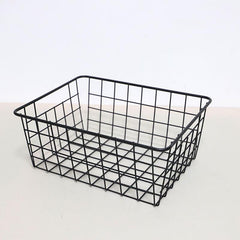 3pcs Iron Art Storage Basket Kitchen Fruit Vegetable And Spice Bottle Storage