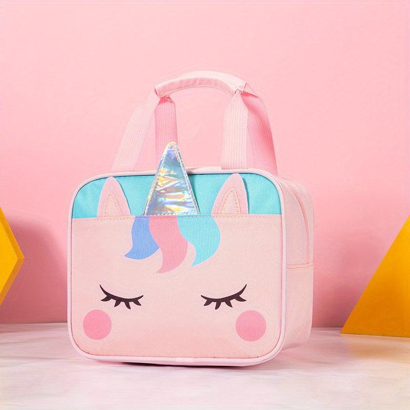 Dino Unicorn Insulated Lunch Bag Leakproof for Work School Picnic Beach