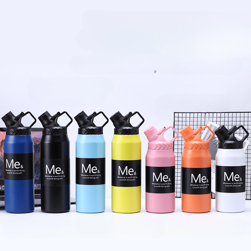 Large Capacity Insulated Water Bottle with Handle