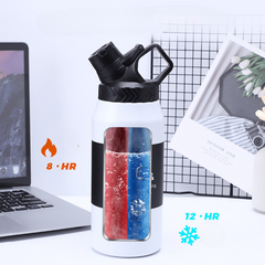 Large Capacity Insulated Water Bottle with Handle