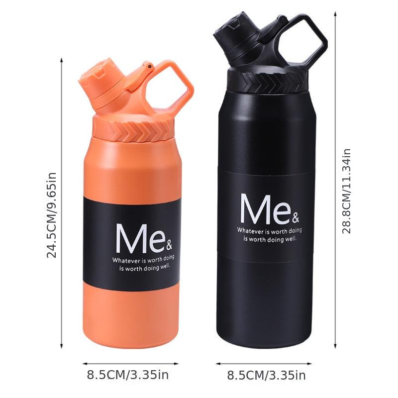 Large Capacity Insulated Water Bottle with Handle