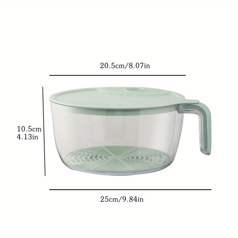 Fruit & Vegetable Washing Bowl, Kitchen Sink Drainer Basket