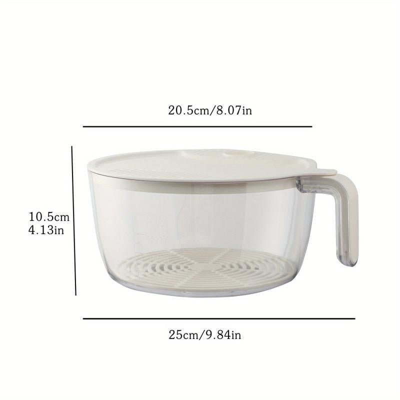 Fruit & Vegetable Washing Bowl, Kitchen Sink Drainer Basket