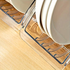 Kitchen Dish Storage Rack Box Cabinet Tableware Plate Bowl Cup Holder Drain