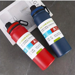 800ml Stainless Steel Thermal Water Bottle Insulated for Camping Hiking
