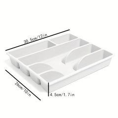 Kitchen Drawer Storage Box Cutlery Compartment Organizer Tray