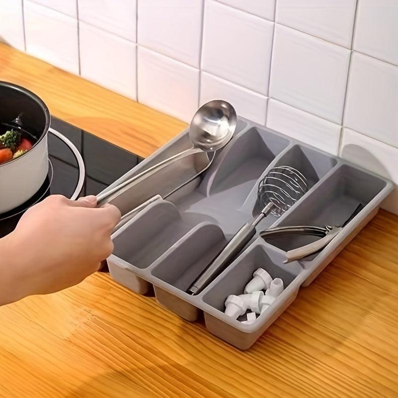 Kitchen Drawer Storage Box Cutlery Compartment Organizer Tray