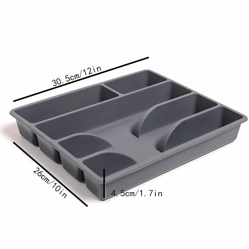 Kitchen Drawer Storage Box Cutlery Compartment Organizer Tray