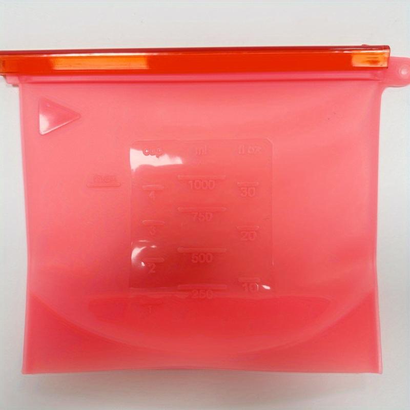 1pc Silicone Food Storage Bag Reusable Food Preservation Bag Sealing Bag