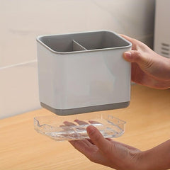 Cutlery Drain Rack Organizer Spoon Fork Chopstick Storage Holder Box
