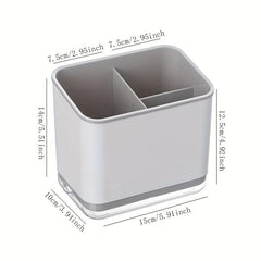 Cutlery Drain Rack Organizer Spoon Fork Chopstick Storage Holder Box