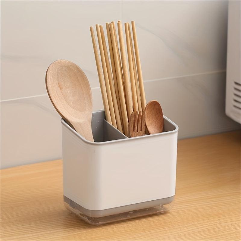 Cutlery Drain Rack Organizer Spoon Fork Chopstick Storage Holder Box