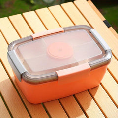Leakproof 5 Compartment Bento Lunch Box for Teens, Microwave Safe