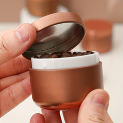 4pcs Tea Tins Loose Tea Candy Jars Portable Metal Herb Jar Container