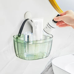 Kitchen Storage Basket Punching Hanging Bathroom Soap Sponge Holder