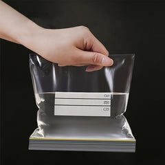PE Zipper Bag, Double Sealing Strips, Fresh-keeping, Leak-Proof, Freezer Bag