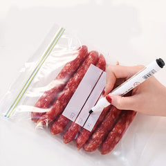PE Zipper Bag, Double Sealing Strips, Fresh-keeping, Leak-Proof, Freezer Bag