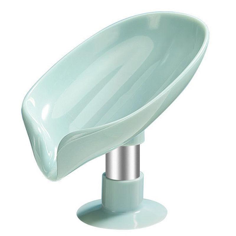 2pcs Leaf Shape Soap Box Drain Soap Holder Bathroom Accessories
