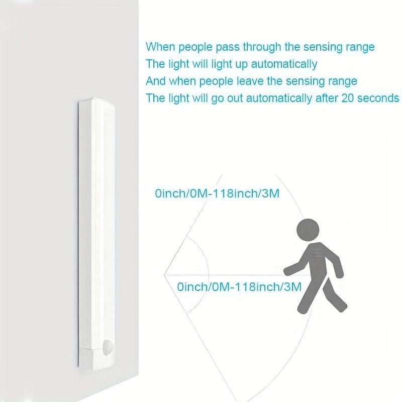 USB Rechargeable Motion Sensor Closet Light Kitchen Bedroom Lighting