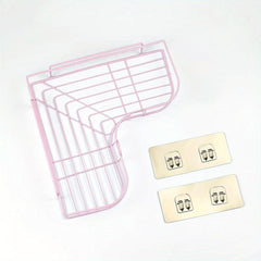 Triangle Shower Caddy Rack Wall Mounted Bathroom Kitchen Storage