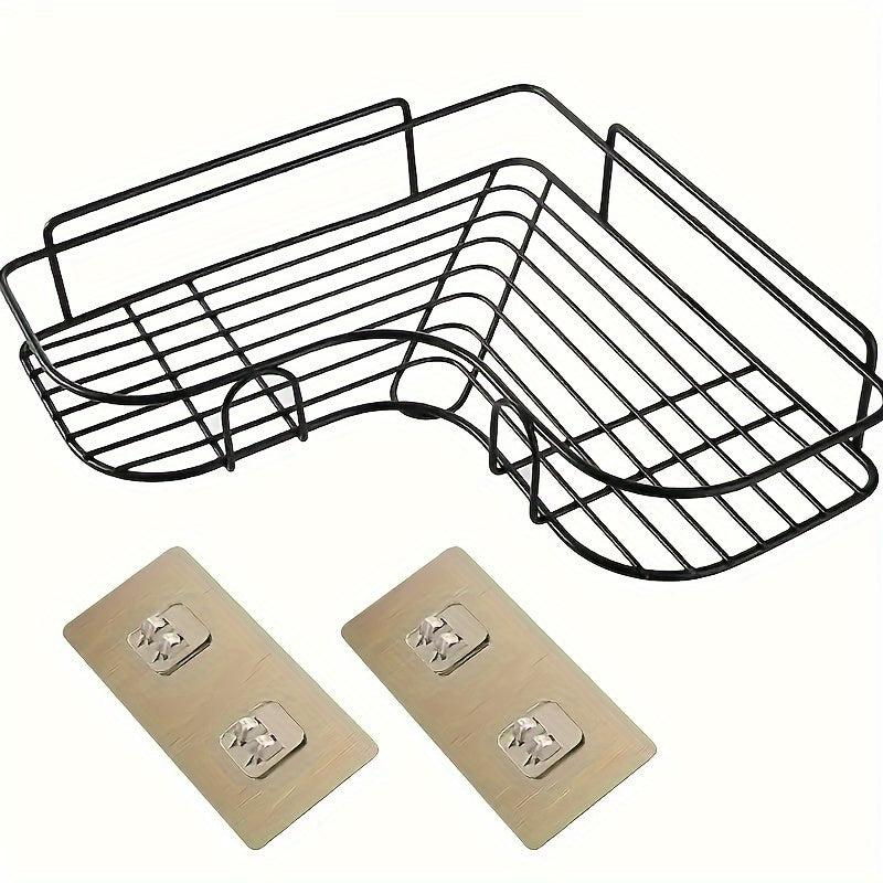 Triangle Shower Caddy Rack Wall Mounted Bathroom Kitchen Storage