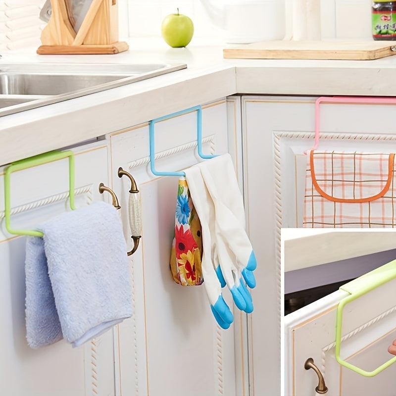 Mini Trash Bag Holder for Cabinet Doors Hanging Portable Under Sink Bag Holder
