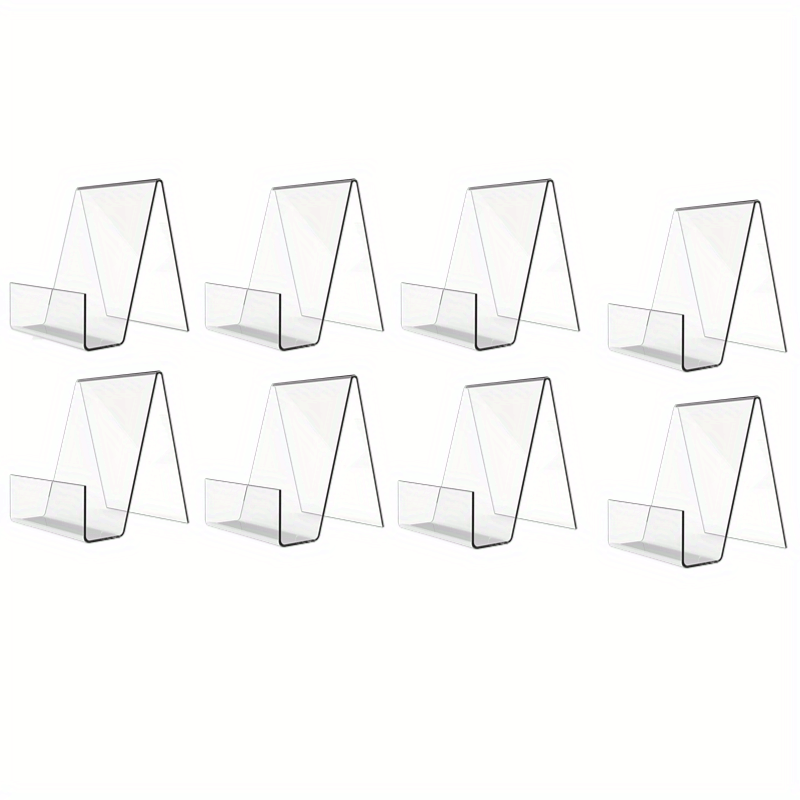 Acrylic Book Stand Clear Display Easel Tablet Holder for Pictures Books Music