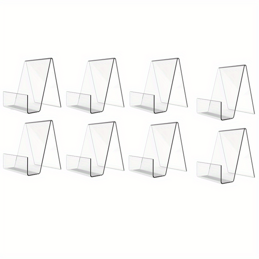 Acrylic Book Stand Clear Display Easel Tablet Holder for Pictures Books Music