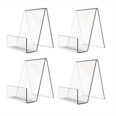 Acrylic Book Stand Clear Display Easel Tablet Holder for Pictures Books Music