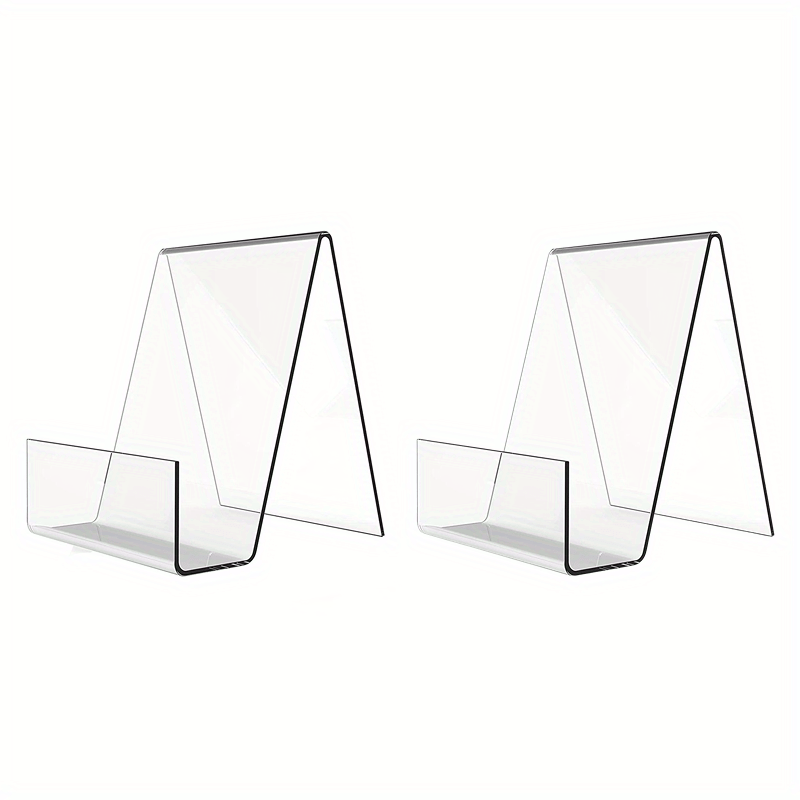 Acrylic Book Stand Clear Display Easel Tablet Holder for Pictures Books Music