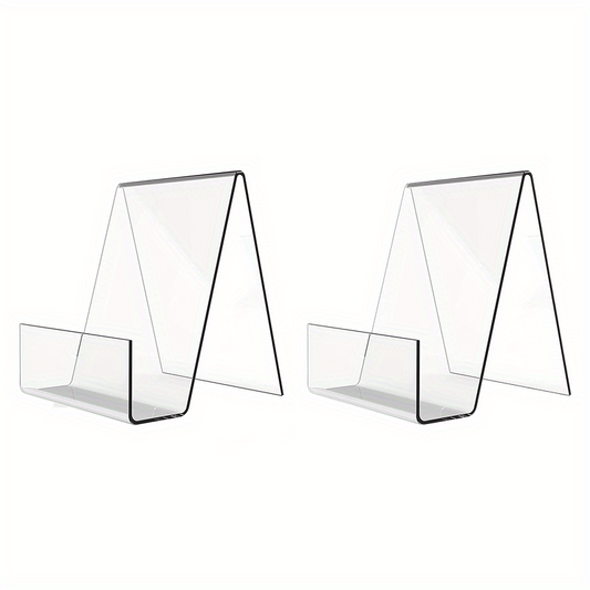 Acrylic Book Stand Clear Display Easel Tablet Holder for Pictures Books Music
